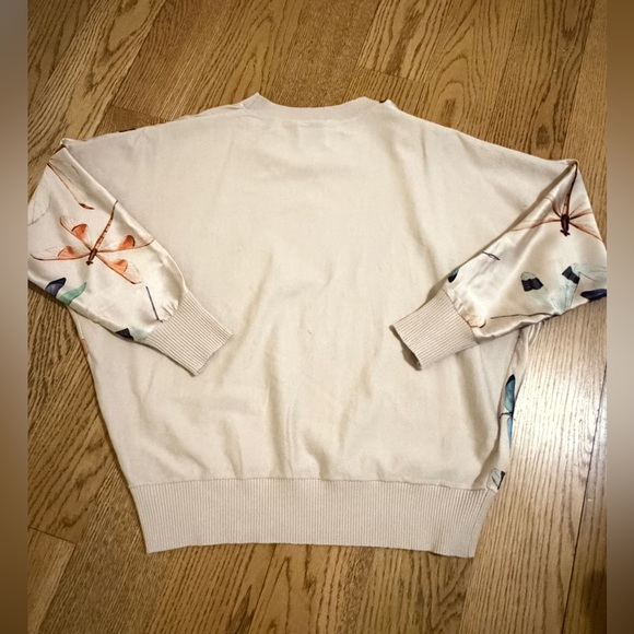 Sioni Multicolor Dragonfly Crewneck Sweater - Picture 10 of 10